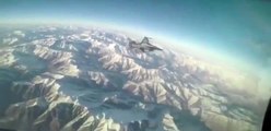 Terör yuvalarının vurulma anı F-16 kokpitinden böyle görüntülendi!
