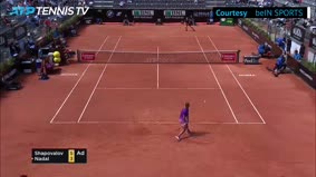 Nadal fights back against spirited Shapovalov to reach Rome quarters