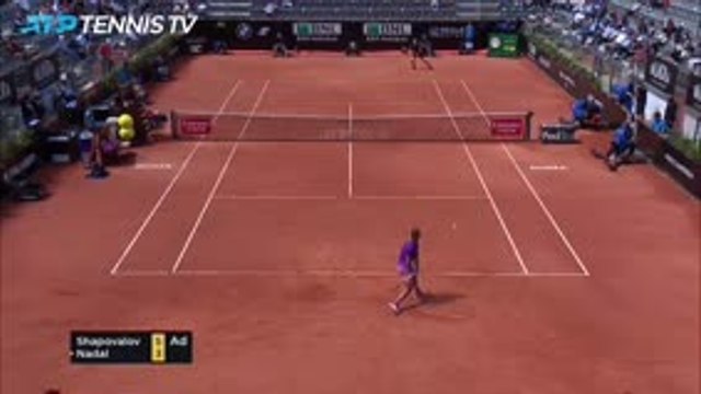 Nadal fights back against spirited Shapovalov to reach Rome quarters