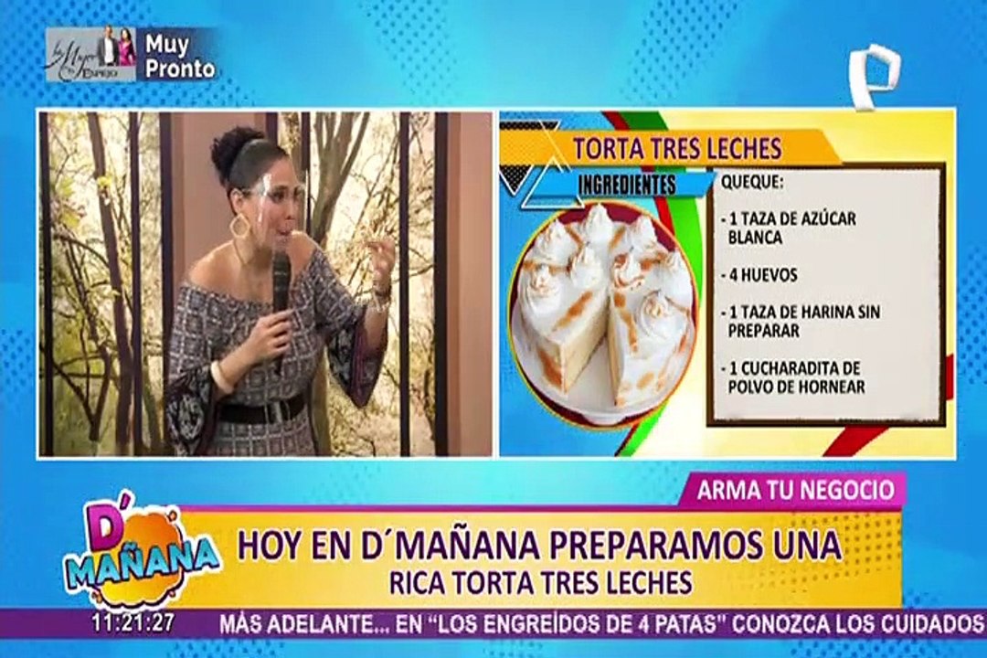 Torta tres leches: D´Mañana te enseña a preparar este delicioso, sencillo y económico postre