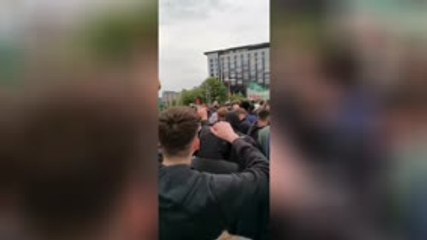 Heavy police presence as Man United fans protest outside Old Trafford