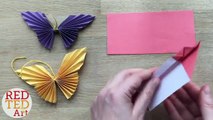 Easy Paper Butterfly Origami - Cute & Easy Butterfly Diy - Origami For Beginners