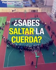 ¿Sabes saltar la cuerda?