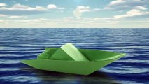 Como Fazer Um Barco De Papel Realista - Tutorial De Origami