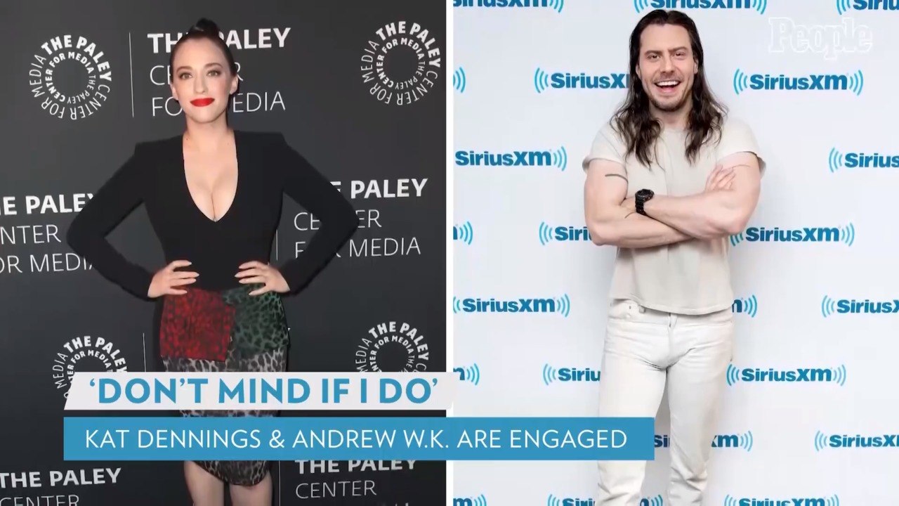 Kat Dennings Is Engaged! Actress Shows Off Her Diamond Ring from Fiancé Andrew W.K.