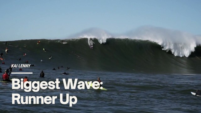 Kai Lenny Won Runner Up for the Biggest Wave at Mavericks Awards