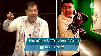 En tres rounds, así fue la pelea entre Fernández Noroña y "El Travieso" Arce en redes