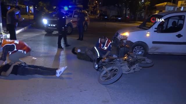 Son dakika haberleri | Yola savrulan 2 yaralıya ilk müdahale polis ve UMKE personelince yapıldı