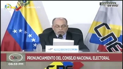 CNE anuncia cronograma electoral