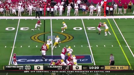 Alabama’S Devonta Smith, Mac Jones Dominate Notre Dame [Highlights] | College Football Playoff