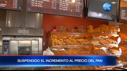 Suspendido el incremento del precio del pan