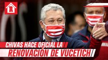 Chivas hizo oficial la renovación de Vucetich como su DT por un año más