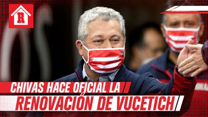 Chivas hizo oficial la renovación de Vucetich como su DT por un año más
