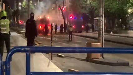 Nuevos disturbios a las afueras del estadio Romelio Martínez en Barranquilla