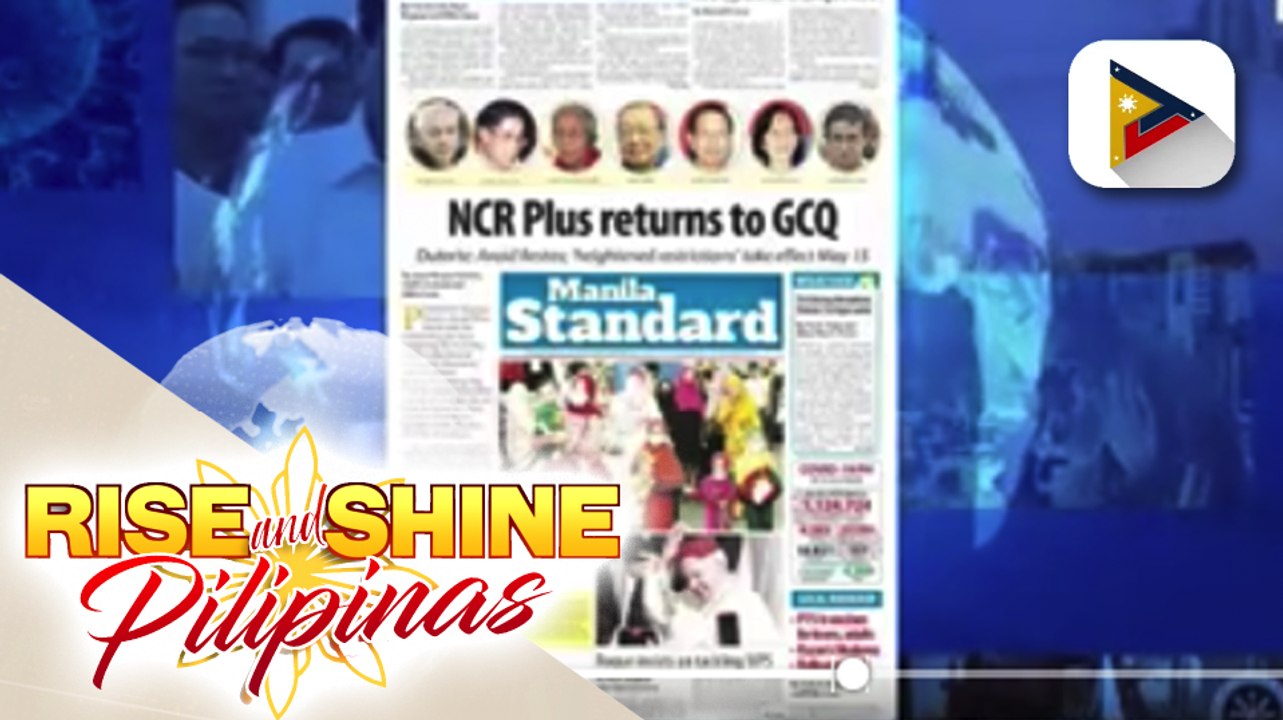 HEADLINES: NCR Plus, balik GCQ na simula May 15; iba’t ibang establisyimento, unti-unti nang bubuksan