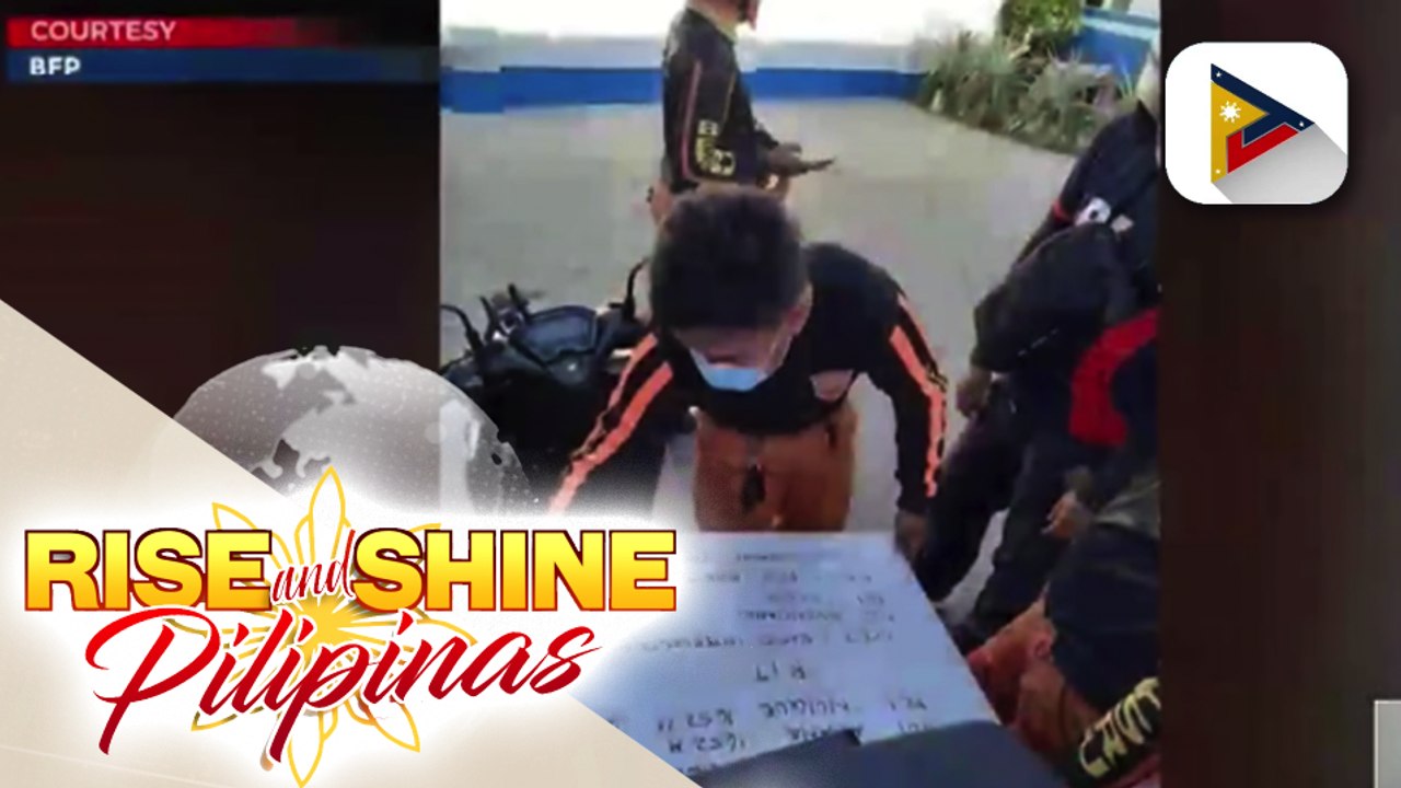 BFP, agad rumesponde para kontrolin ang leak pati ang masangsang na amoy ng ammonia