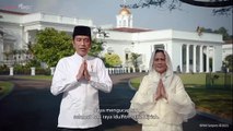 Ucapan Idulfitri dari Presiden Joko Widodo dan Ibu Negara