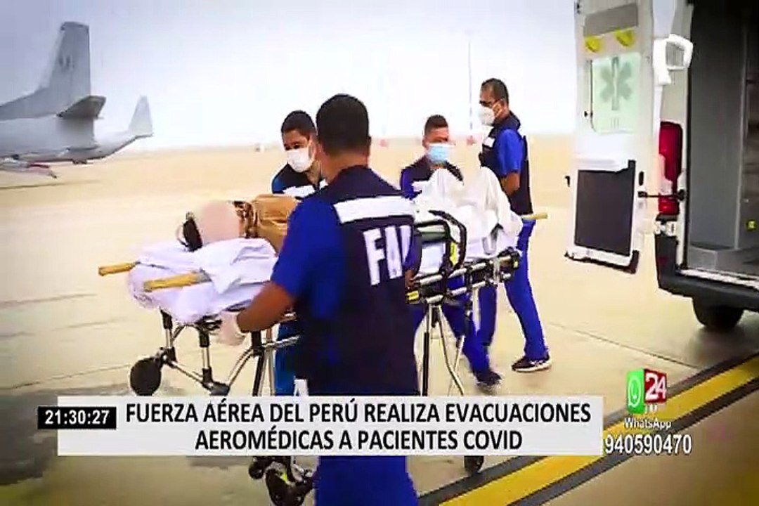 Fuerza Aérea del Perú viene colaborando con sus aeronaves en la lucha contra la COVID-19