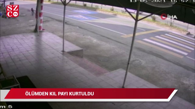 Küçük çocuk bayram günü ölümden kıl payı böyle kurtuldu