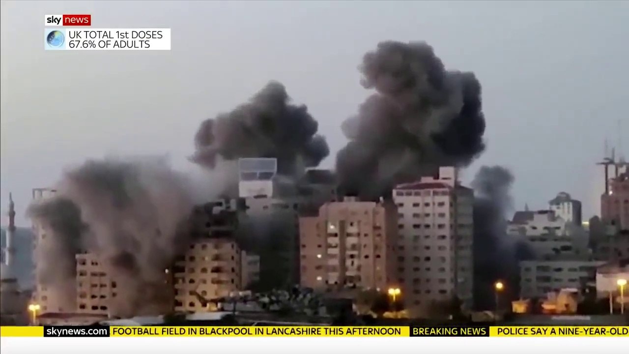 Israel Unrest- Hamas launches rocket attack on Tel Aviv