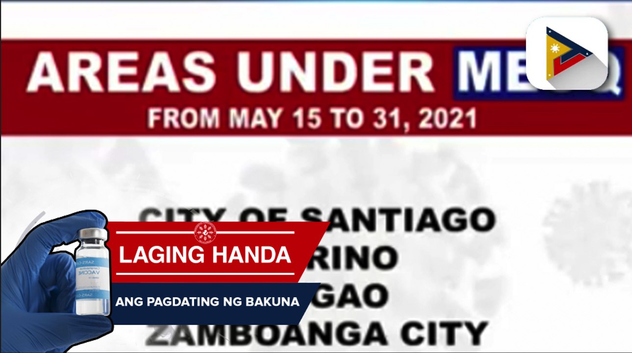 Bagong quarantine classifications sa iba’t-ibang lugar sa bansa, magsisimula bukas