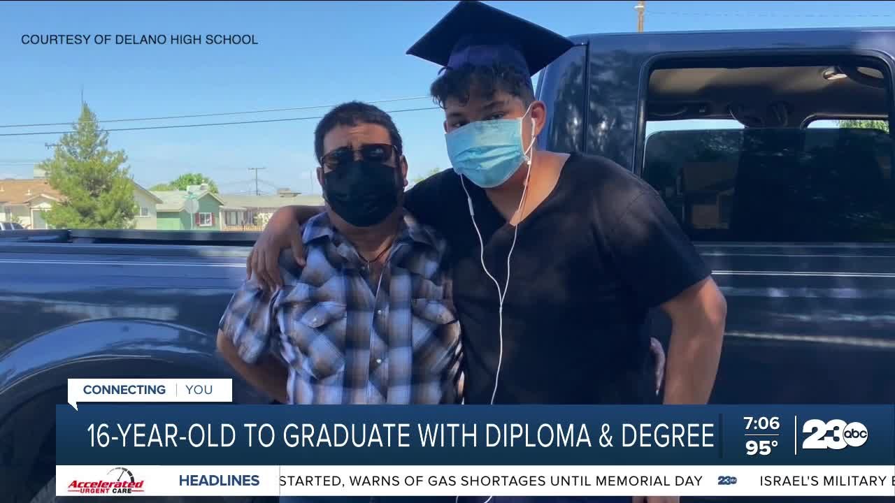 16-Year-Old Delano student to graduate with a d...