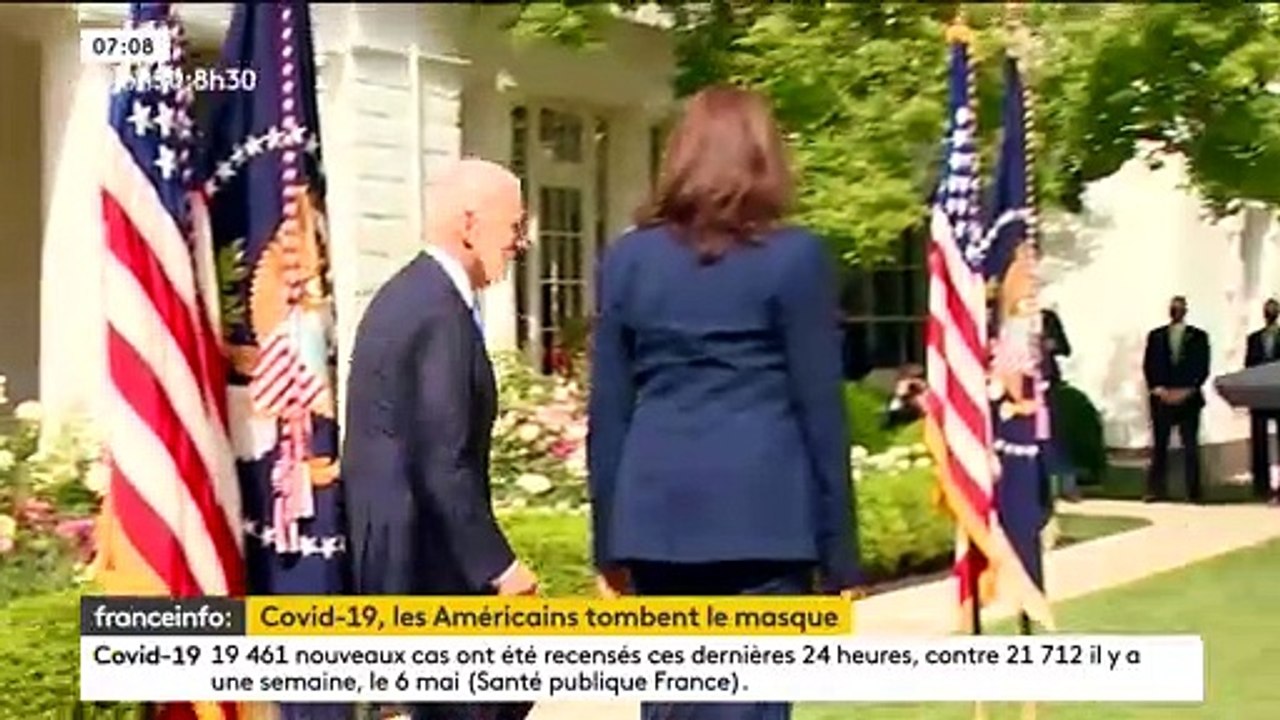 Coronavirus - Joe Biden a annoncé cette nuit que les américains vaccinés n'ont plus à porter le masque à l'intérieur comme à l extérieur