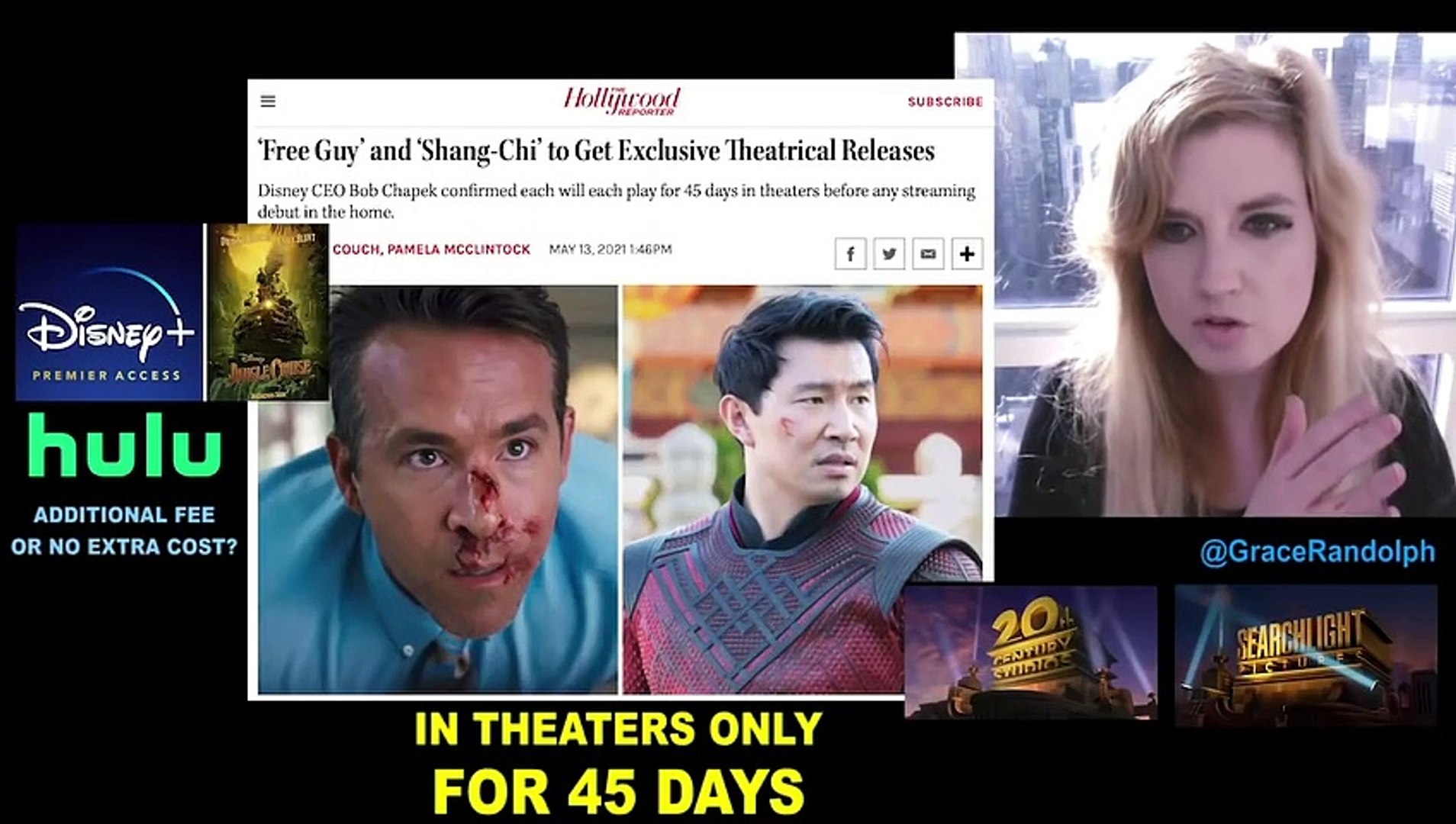 ⁣45 Day Window for Free Guy & Shang-Chi, Disney Plus Subscribers Slow Growth