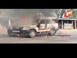 Villagers Of Tihidi Torch Police Van Over Death Of Local Youth