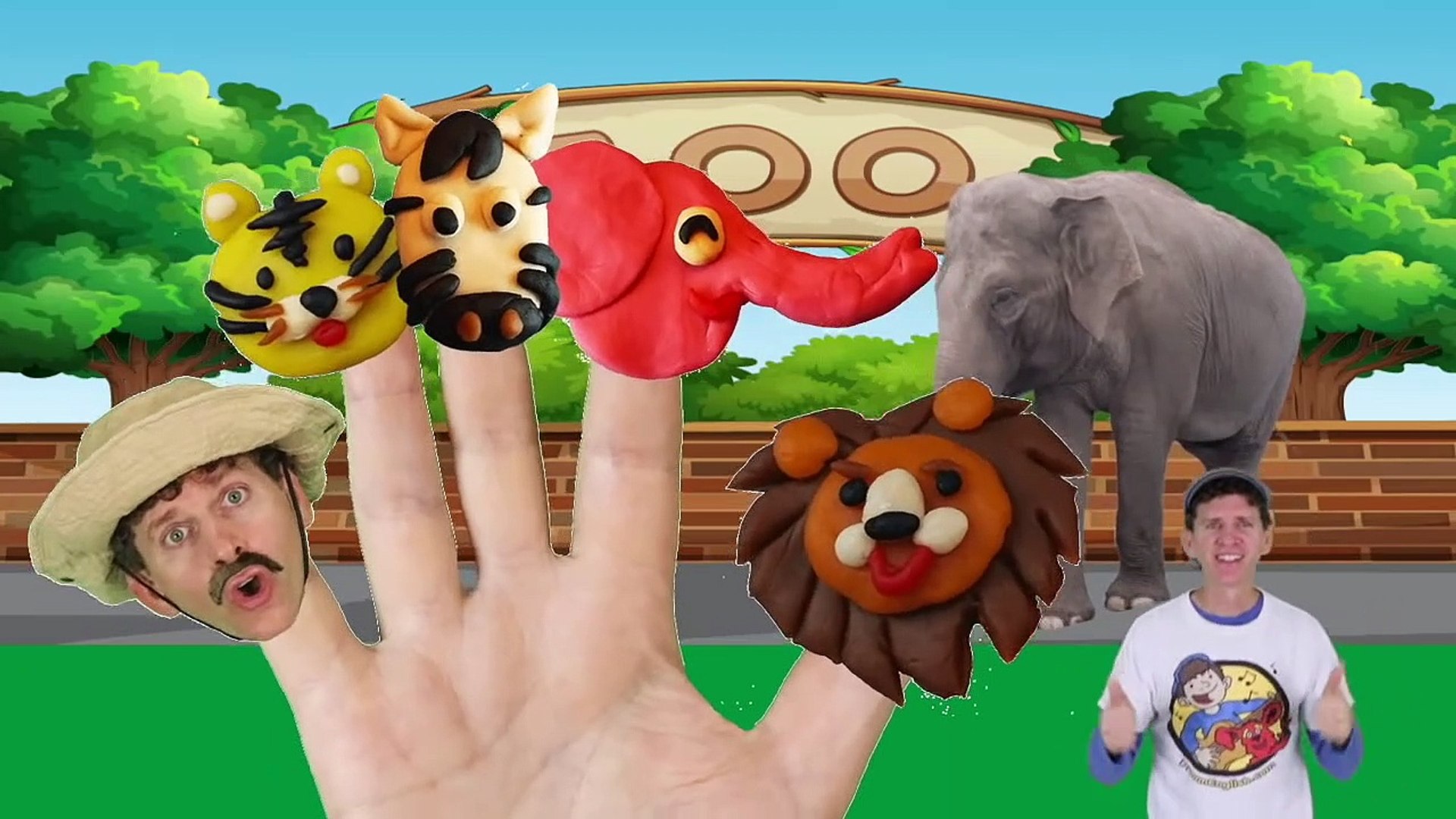 Finger Family Song - Zoo Animals With Matt | Nursery Rhymes, Children'S Song  | Learn English Kids - video Dailymotion