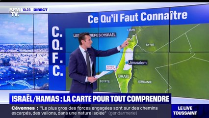 Proche-Orient: la carte pour comprendre les tensions entre Israël et le Hamas