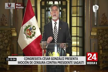 Pleno del Congreso rechaza debatir vacancia del presidente Sagasti