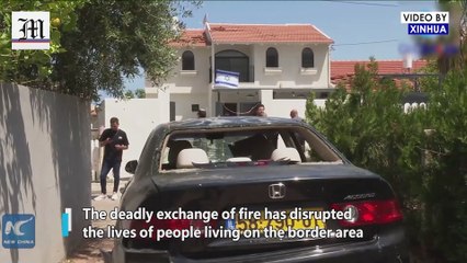 Israeli residents in towns bordering Gaza live under constant missile fire