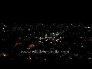 Night view of Jodhpur city