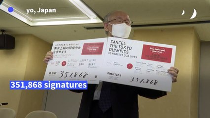 Petition to cancel Olympics submitted in Tokyo
