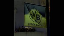Des supporters du BVB célèbrent le titre en Coupe d'Allemagne
