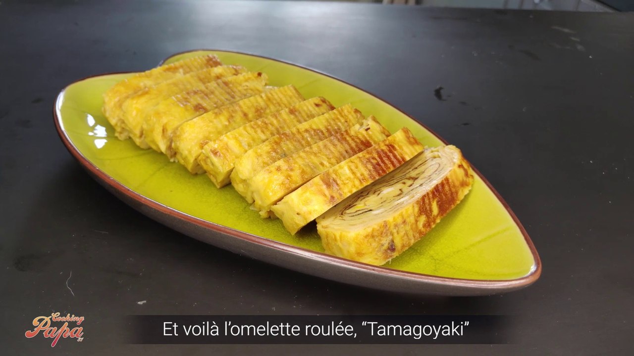 La recette de l'Omelette roulée japonaise, le "Tamagoyaki"