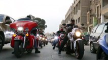 هواة الدراجات النارية في بنغازي يجوبون شوارعها لإعطاء صورة أخرى عن ليبيا