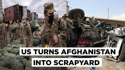 US Troops Turning Afghanistan Into Scrapyard as They Pack to Leave, Locals Feel Angry & Abandoned