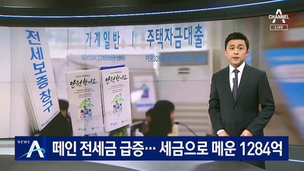 집주인에 떼인 전세금 급증…나라가 대신 1284억 내줬다