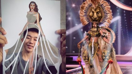 This 21-Year-Old Pinoy Student Designed Miss Universe Cameroon's National Costume