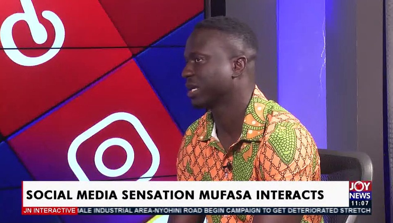 Social Media Sensation Mufasa Interacts - JoyNews Interactive (14-5-21)