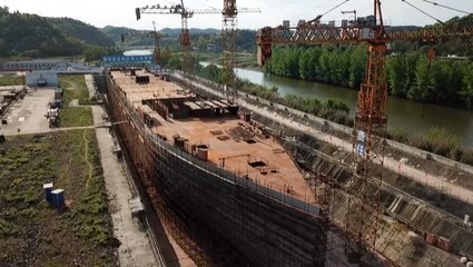 Full-size replica of Titanic being built in China