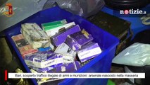 Bari, scoperto traffico illegale di armi e munizioni: arsenale nascosto nella masseria