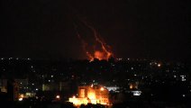 50 rondas de bombardeos israelíes en 40 minutos en masiva ofensiva sobre Gaza