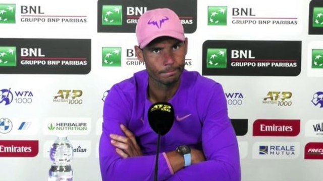 ATP - Rome 2021 - Rafael Nadal : Reilly Opelka ? He's a very tough opponent to play. Super difficult. He has huge, huge serve