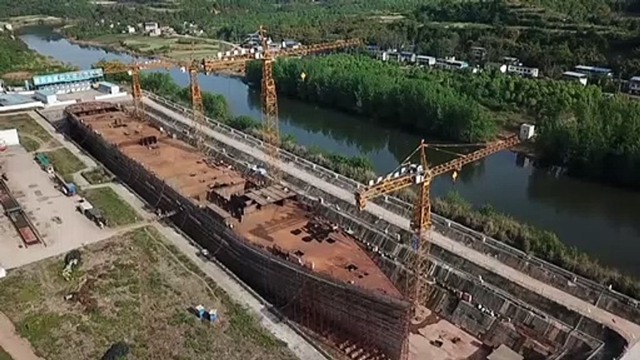 In China wird die 'Titanic' nachgebaut