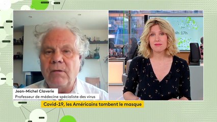 Covid-19 : la fin du port du masque pour les personnes vaccinées aux Etats-Unis est "une pratique normale", estime un virologue