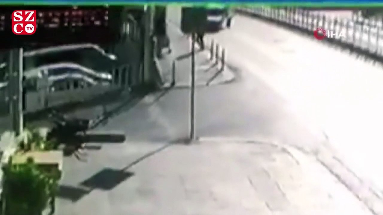 Pendik'te bayram günü 4 kişilik aileye dehşeti yaşatan kaza kamerada