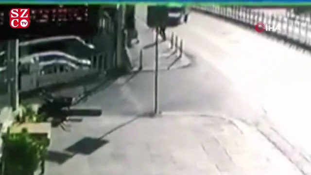 Pendik'te bayram günü 4 kişilik aileye dehşeti yaşatan kaza kamerada